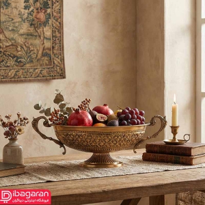 ظرف کشکول برنجی ریما کد R-98701