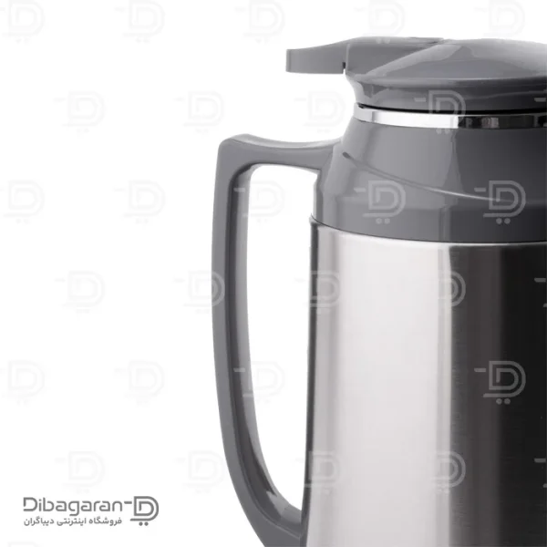 فلاسک 1.3 لیتر استیل شیشه ای دیتیل 3 فلاسک یونیک 1.3 لیتر استیل شیشه ای کد 1872-UN