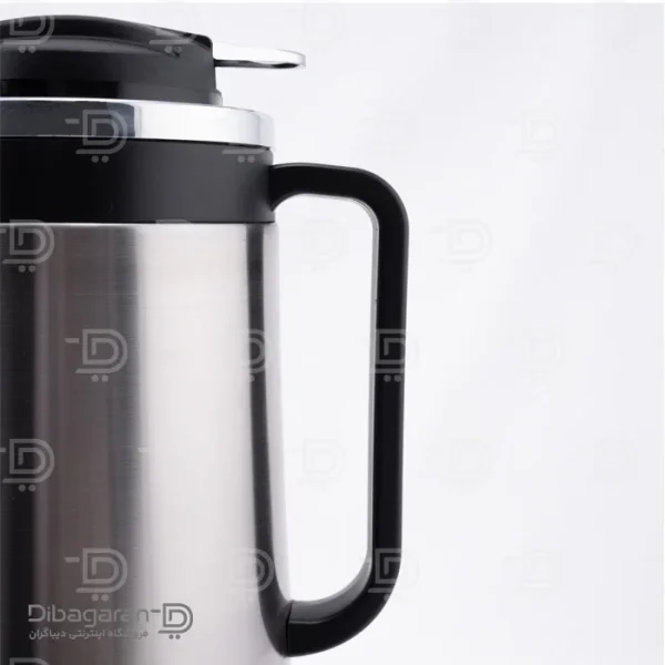 فلاسک 1.6 لیتر استیل شیشه ای دیتیل 3 دسته فلاسک یونیک 1.6 لیتر استیل شیشه ای کد 1806-UN