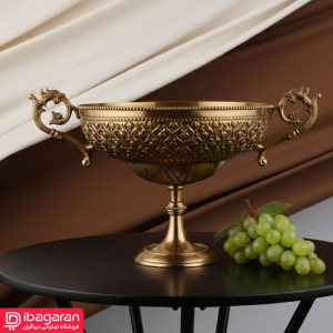 میوه خوری برنجی پایه دار ریما کد R-98716