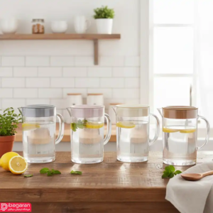 پارچ اکلرلیک لیمون مدل گرد کوتاه کد 178