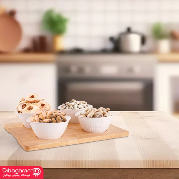 700700ست-پذیرایی-4-تایی-گرد---سایز-2879-12 copy اردو خوری 4 عددی چوب چینی ریور کد 2879-12C