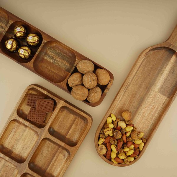 ظرف اردو خوری با پایه چوبی لایف استایل ظرف اردو خوری با پایه چوبی لایف استایل