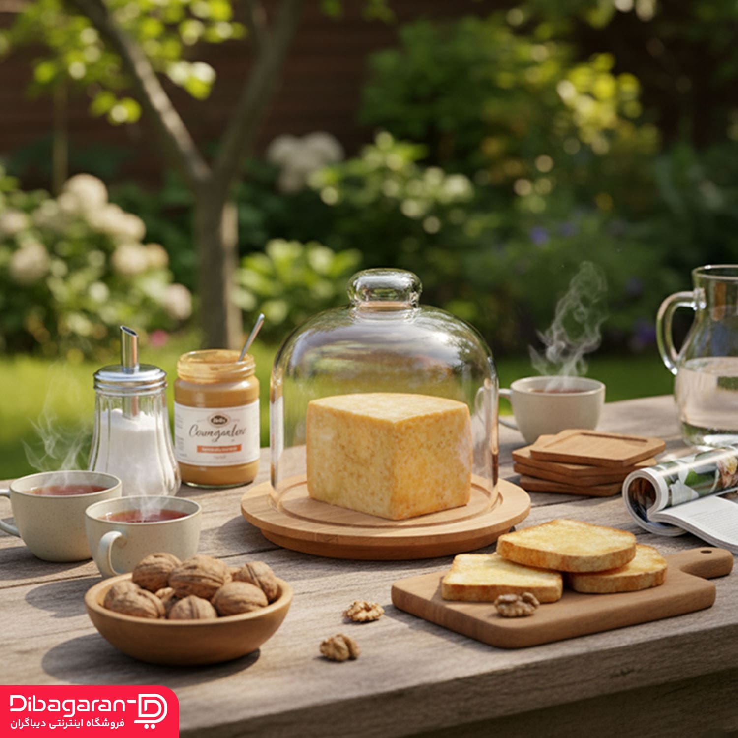 لایف استایل ظرف کره و پنیر خوری لیمون کد 2240 لایف استایل ظرف کره و پنیر خوری لیمون کد 2240