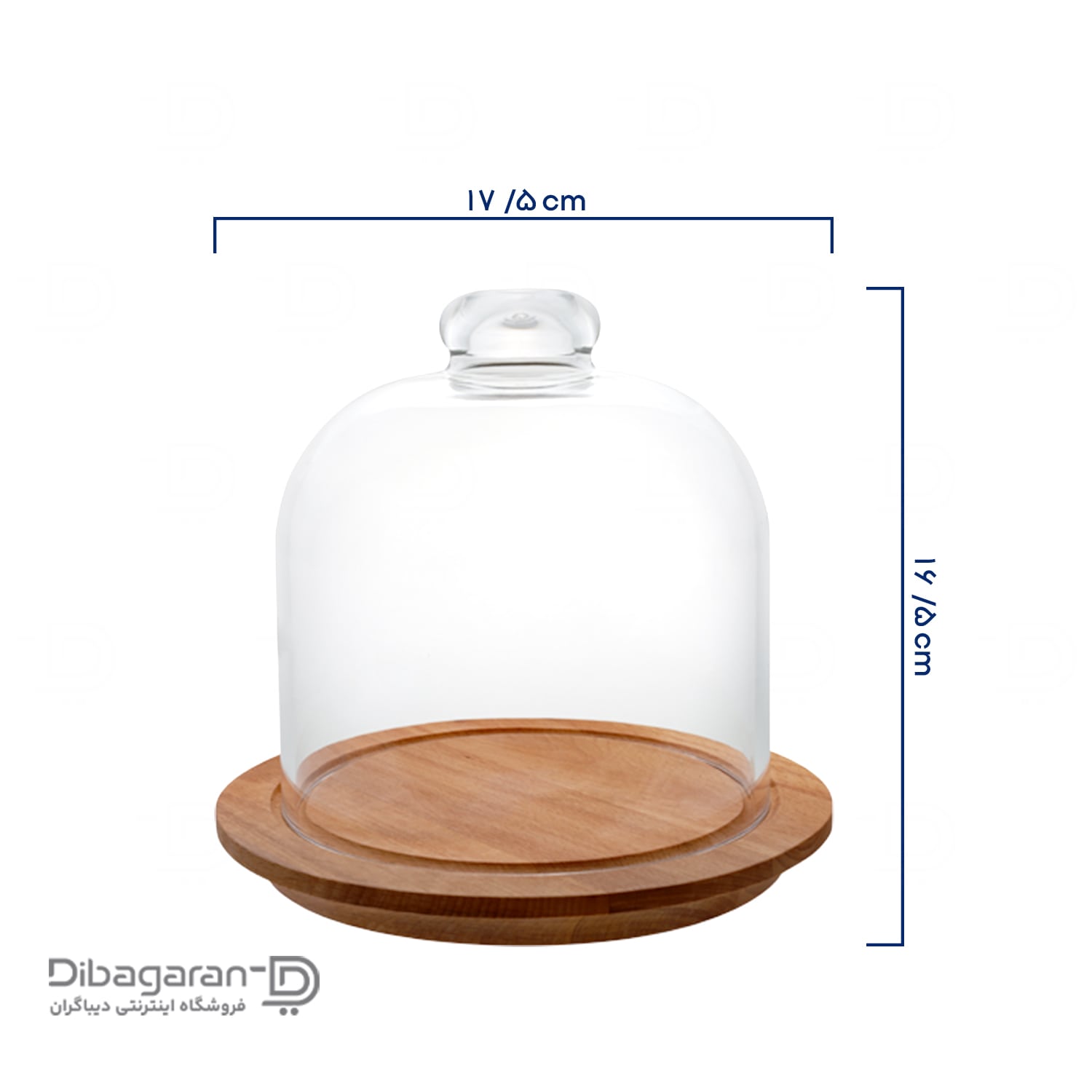 ابعادظرف کره و پنیر خوری لیمون کد 2240 ابعادظرف کره و پنیر خوری لیمون کد 2240