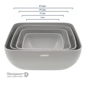 سرویس کاسه چهارگوش لیمون کد 996