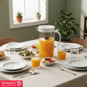 پارچ اکرلیک لیمون مدل گرد کد 1834