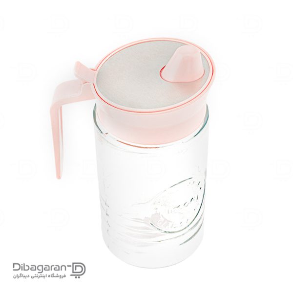 شکر پاش شیشه ای لیمون کد 1882 صورتی نمای بالا شکر پاش شیشه ای لیمون کد 1882 صورتی نمای بالا