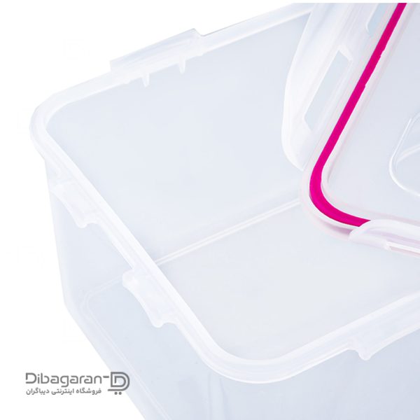 نمای نزدیک ظرف نگهدارنده غذا 2.5 لیتر لیمون