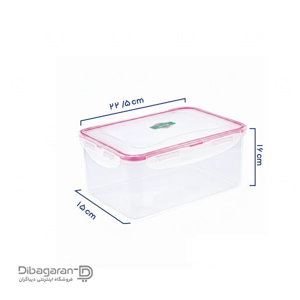 ابعاد ظرف نگهدارنده لیمون 2.5 لیتر کد 116