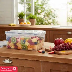 دکوارتیو ظرف نگهدارنده غذا 2.5 لیتر لیمون