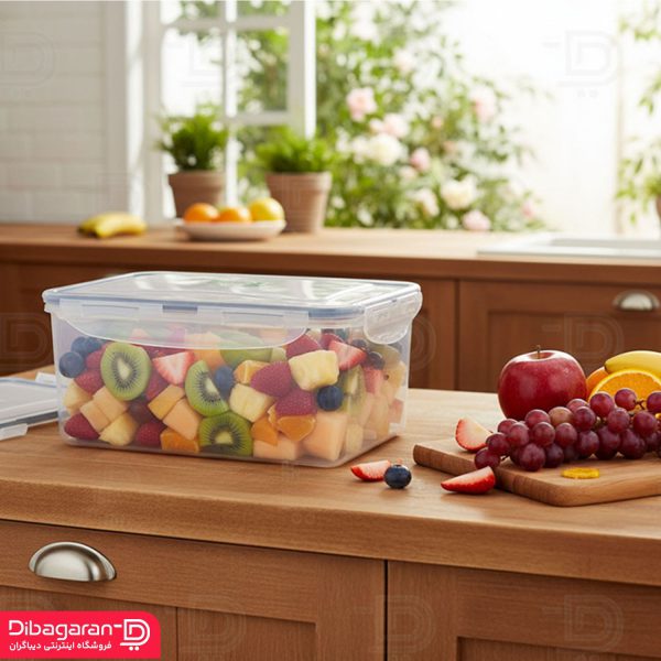 دکوارتیو ظرف نگهدارنده غذا 2.5 لیتر لیمون