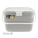 سبد مسافرتی طرح بافت لیمون کد 2139