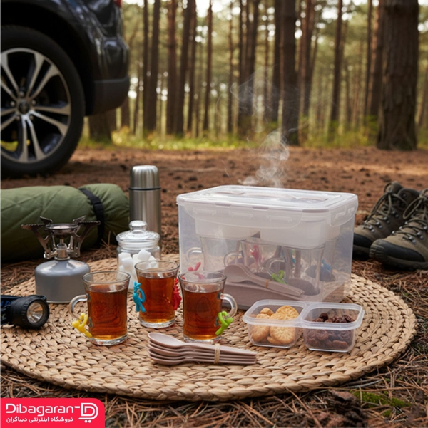 لایف استایل سرویس چای خوری 6 نفره لیمون کد 430 Limon tea service for 6 people code 430 8 min