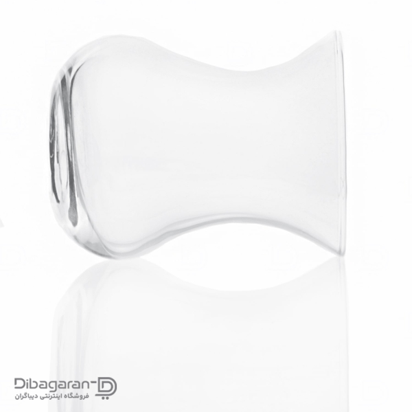 تصویر از کنار استکان کمر باریک پاشاباغچه مدل آرورا 6 عددی کد 42471