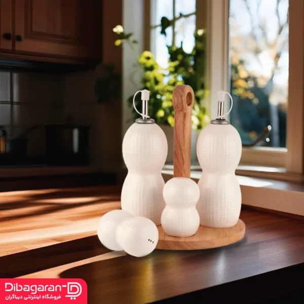 ست جا آبلیمو و نمکدون ریور مدل 12-8585 ست جا آبلیمو و نمکدون ریور 12-8585