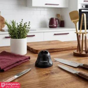 چاقو تیز کن مشکی رومیزی ریور