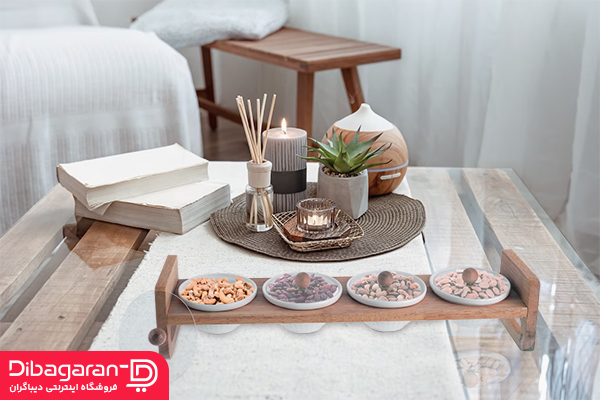 اردو خوری بیضی 4 عددی چوب چینی ریور کد C11-2873