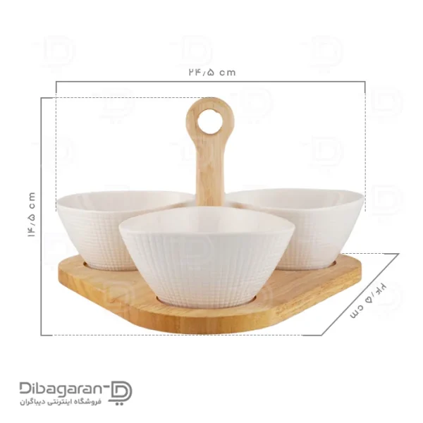 اردو خوری 3 عددی چوب چینی ریور کد 2720D (3) اردو خوری 3 عددی چوب چینی ریور کد 2720D