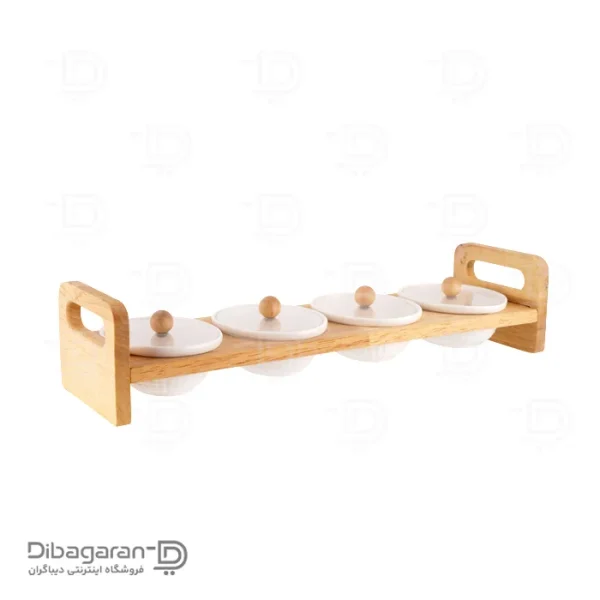 اردو خوری بیضی چوب چینی ریور کد C11-2873 (1) اردو خوری بیضی 4 عددی چوب چینی ریور کد C11-2873