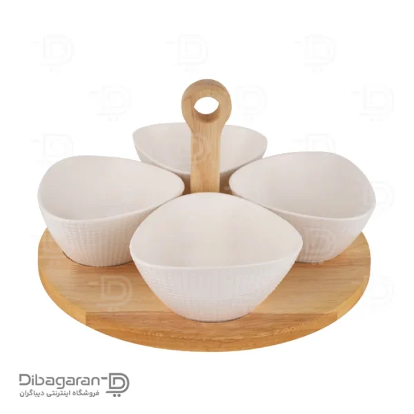 اردو خوری چوب چینی ریور کد 2720C (1) اردو خوری 4 عددی چوب چینی ریور کد 2720C