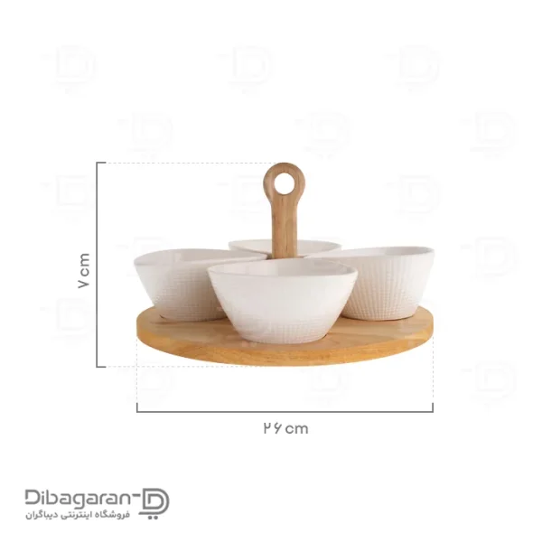 اردو خوری چوب چینی ریور کد 2720C (3) ابعاد اردو خوری چوب چینی ریور کد 2720C