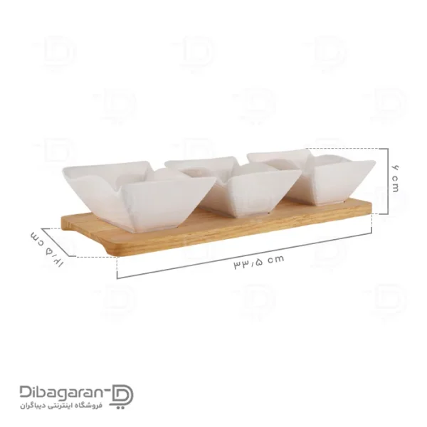 اردو خوری چوب چینی ریور کد 2721-B (3) ابعاد اردو خوری چوب چینی ریور کد 2721-B