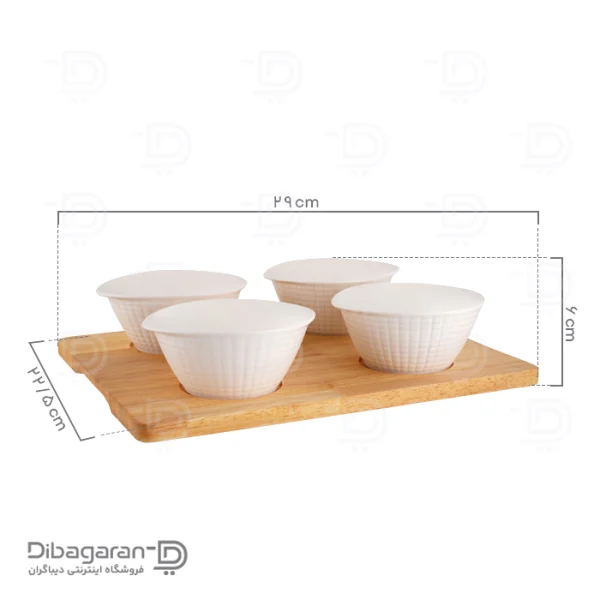 اردو خوری چوب چینی ریور کد 2879-12C (3) ابعاد اردو خوری چوب چینی ریور کد 2879-12C