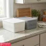 باکس نظم دهنده لیمون طرح حصیری