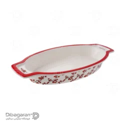 تابه سرو بیضی ریور طرح شکوفه کد 8171c بزرگ