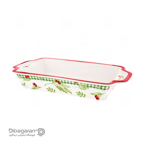 تابه سرو مستطیل ریور طرح آلبالو کد 8170D بزرگ