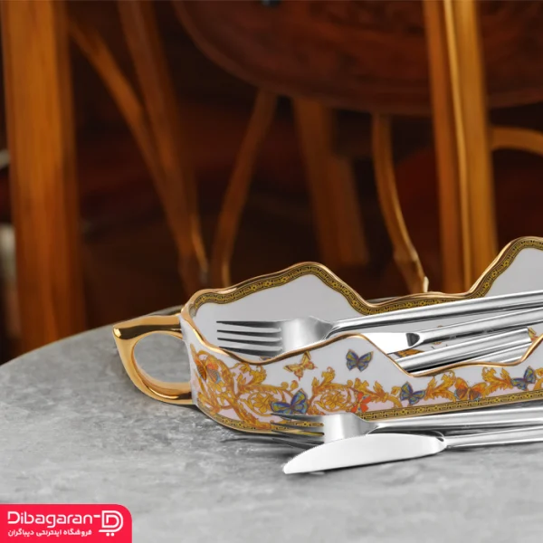 جاکاردی جا کاردی چینی ریما طرح پروانه کد 55332