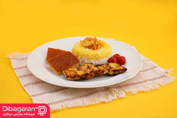 دیس چینی گرد نسترن مدل رز