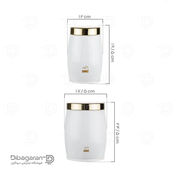 ابعاد سرویس آشپزخانه خمره ای بهاز کالا 8 پارچه کد 02240