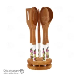 سرویس کفگیر ملاقه چوبی ریور 6 عددی کد 8436