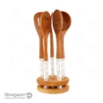سرویس کفگیر ملاقه چوبی ریور 6 عددی کد 8495