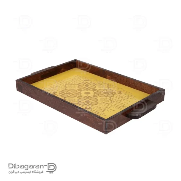 سینی چوبی طرح فرداد ریور کد 2327 (2) سینی چوبی طرح فرداد ریور کد 2327 زرد