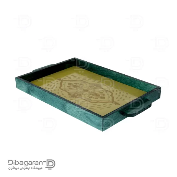 سینی چوبی طرح فرشینه ریور کد 2328 (2) سینی چوبی طرح فرشینه ریور کد 2328 سبز