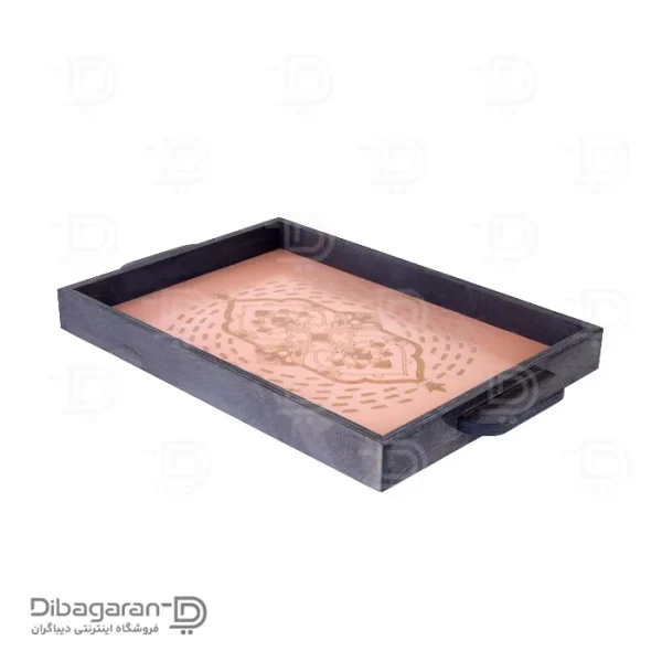 سینی چوبی طرح فرشینه ریور کد 2328 (4) سینی چوبی طرح فرشینه ریور کد 2328 گلبهی