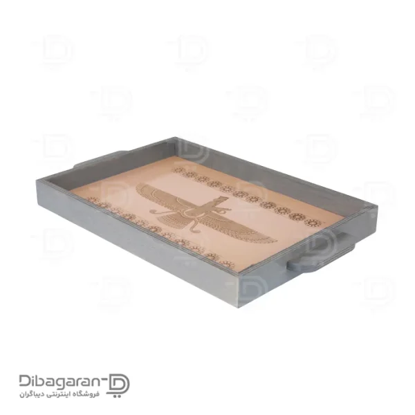 سینی چوبی طرح فروهر ریور کد 2329 (2) سینی چوبی طرح فروهر ریور کد 2329