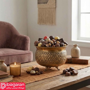 خرید شکلات خوری مربع برنجی ریما کد R-98714