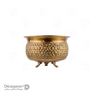 شکلات خوری گرد برنجی ریما کد R-98711