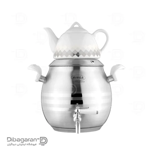 کتری قوری استیل ریور کد 2142 کتری قوری استیل ریور کد 2142
