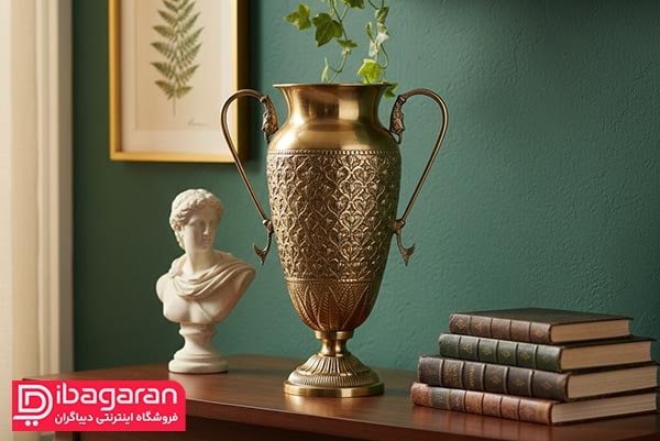 گلدان برنجی ریما کد R-98709