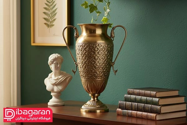گلدان برنجی ریما کد R-98709