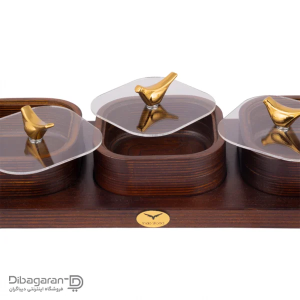 جزئیات اردو خوری سه خانه چوبی ایندو وود 9912/3 جزئیات ابعاد اردو خوری سه خانه چوبی ایندو وود 9912/3