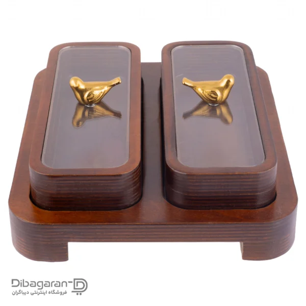 اردو خوری چوبی در دار کد 9940/2 اردو خوری چوبی در دار دو خانه کد 9940/2