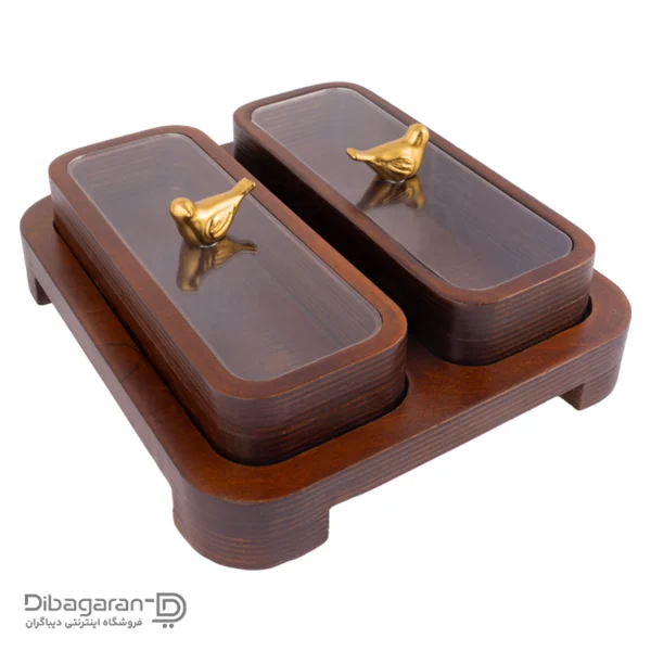 اردو خوری چوبی 2 تایی ایندوود اردو خوری چوبی ایندوود
