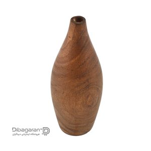 گلدان چوبی دکوری خمره‌ای