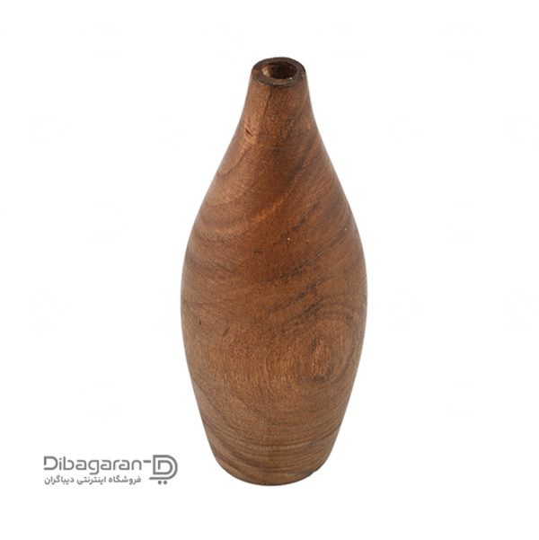 گلدان چوبی دکوری خمره‌ای